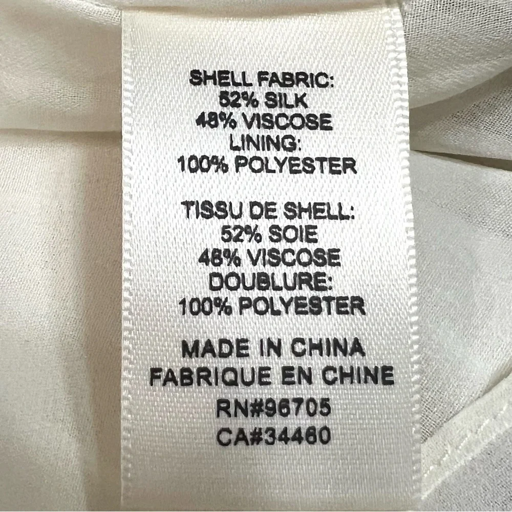 Rebecca Taylor Ivie Silk Floral Tiered Ruffle Shift Dress Women’s 8 NWT - Picture 12 of 16